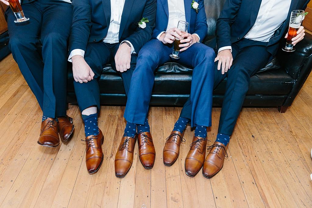 Grooms and groomsmen shoes