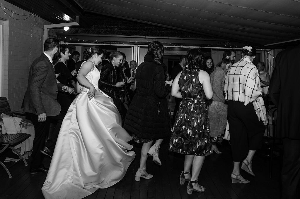 Me doing the nutbush at my wedding